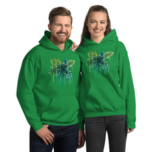 Load image into Gallery viewer, Melted Green Flower Unisex Hoodie (9 Colors Available)