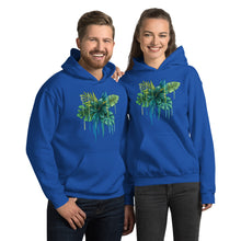 Load image into Gallery viewer, Melted Green Flower Unisex Hoodie (9 Colors Available)