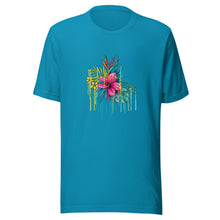 Load image into Gallery viewer, Melted Pink Flower Unisex t-shirt (13 Colors Available )