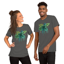 Load image into Gallery viewer, Melted Green Flower Unisex t-shirt (12 Colors Available)