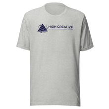 Load image into Gallery viewer, High Creative Level Short-Sleeve Unisex T-shirt Navy Blue Letters (6 Colors Available)