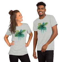 Load image into Gallery viewer, Melted Green Flower Unisex t-shirt (12 Colors Available)