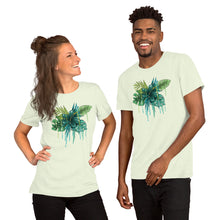 Load image into Gallery viewer, Melted Green Flower Unisex t-shirt (12 Colors Available)
