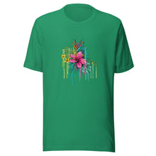 Load image into Gallery viewer, Melted Pink Flower Unisex t-shirt (13 Colors Available )