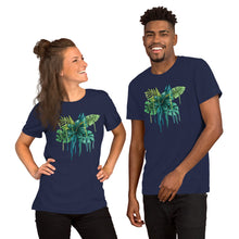 Load image into Gallery viewer, Melted Green Flower Unisex t-shirt (12 Colors Available)