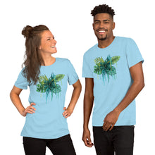 Load image into Gallery viewer, Melted Green Flower Unisex t-shirt (12 Colors Available)