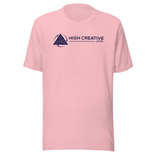 Load image into Gallery viewer, High Creative Level Short-Sleeve Unisex T-shirt Navy Blue Letters (6 Colors Available)