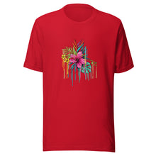Load image into Gallery viewer, Melted Pink Flower Unisex t-shirt (13 Colors Available )