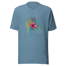 Load image into Gallery viewer, Melted Pink Flower Unisex t-shirt (13 Colors Available )