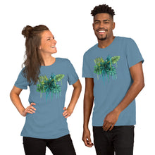 Load image into Gallery viewer, Melted Green Flower Unisex t-shirt (12 Colors Available)