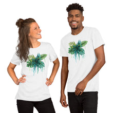Load image into Gallery viewer, Melted Green Flower Unisex t-shirt (12 Colors Available)