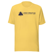 Load image into Gallery viewer, High Creative Level Short-Sleeve Unisex T-shirt Navy Blue Letters (6 Colors Available)
