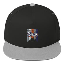 Load image into Gallery viewer, Inner City Drip Multicolor Logo Flat Bill Cap (5 Colors Available)