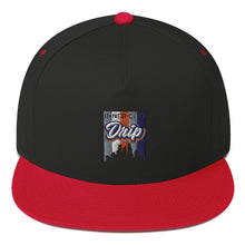 Load image into Gallery viewer, Inner City Drip Multicolor Logo Flat Bill Cap (5 Colors Available)