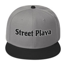Load image into Gallery viewer, Street Playa black & white letters Snapback Hat (8 Colors)