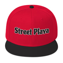 Load image into Gallery viewer, Street Playa black & white letters Snapback Hat (8 Colors)