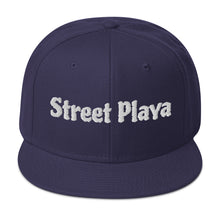 Load image into Gallery viewer, Street Playa white letters  Snapback Hat (6 Colors)
