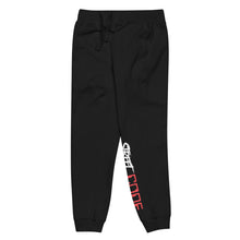 Load image into Gallery viewer, Street Code 90 Degrees Unisex fleece sweatpants white and red letters