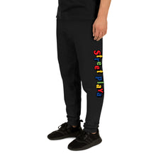 Load image into Gallery viewer, Street Playa Multi-Color Unisex Joggers (Logo on the side of the leg)