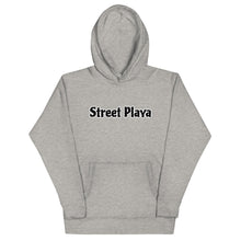 Load image into Gallery viewer, Street Playa Unisex Hoodie black letters white outline (4 Colors Available)