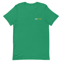 Load image into Gallery viewer, Street Code Embroidered Short-Sleeve Unisex T-Shirt white & yellow letters (6 colors available)