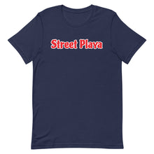 Load image into Gallery viewer, Street Playa Red Letters White Outline Short-Sleeve Unisex T-Shirt (6 Colors Available)