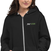 Load image into Gallery viewer, Street Code Embroidered Hoodie Sweater Green & White Letters (3 colors available)