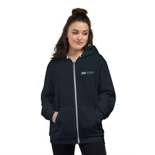 Load image into Gallery viewer, Street Code Embroidered Hoodie Sweater Green & White Letters (3 colors available)