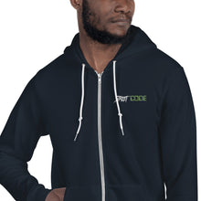 Load image into Gallery viewer, Street Code Embroidered Hoodie Sweater Green & White Letters (3 colors available)