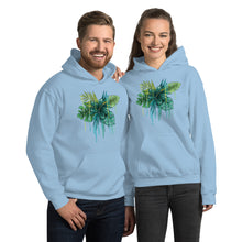 Load image into Gallery viewer, Melted Green Flower Unisex Hoodie (9 Colors Available)
