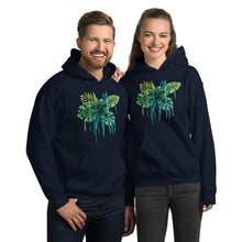 Load image into Gallery viewer, Melted Green Flower Unisex Hoodie (9 Colors Available)
