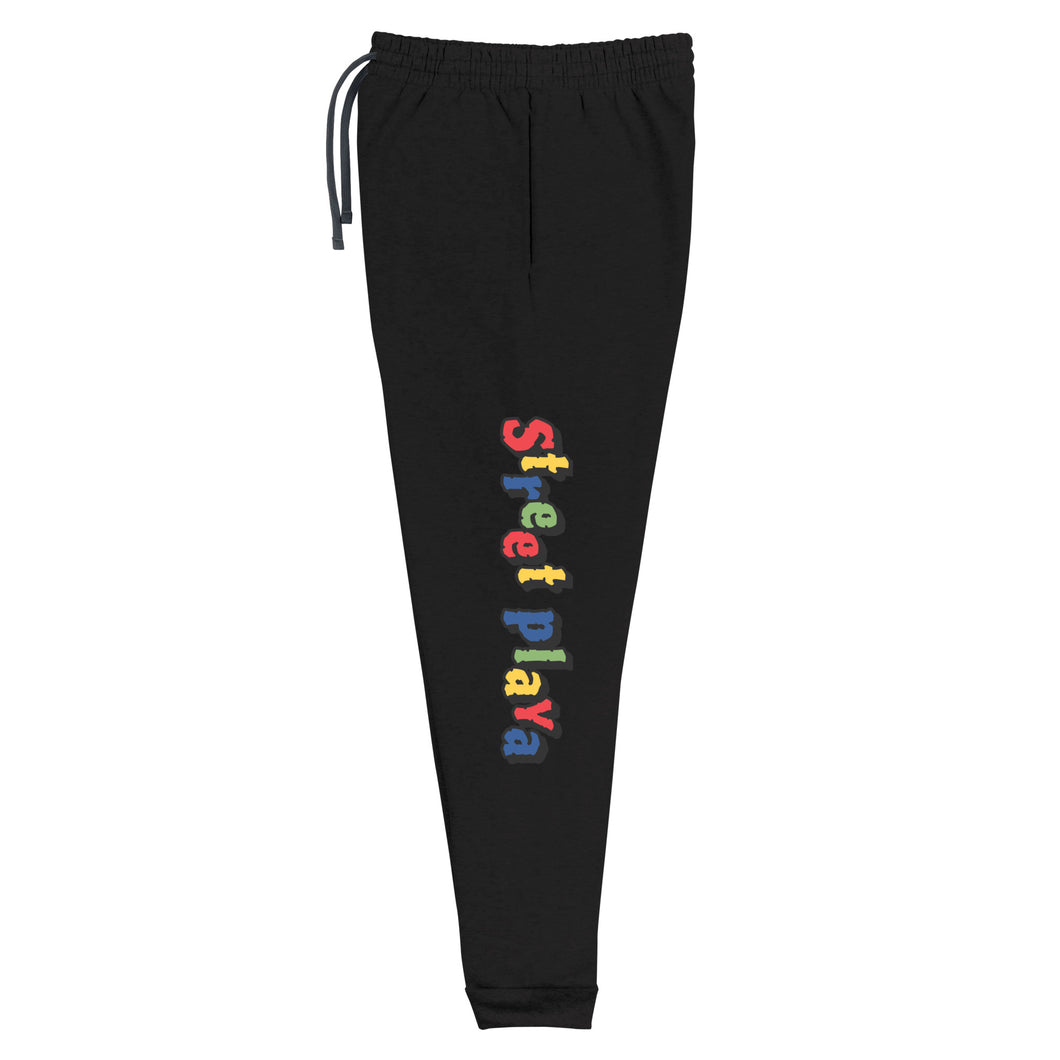 Street Playa Multi-Color Unisex Joggers (Logo on the side of the leg)