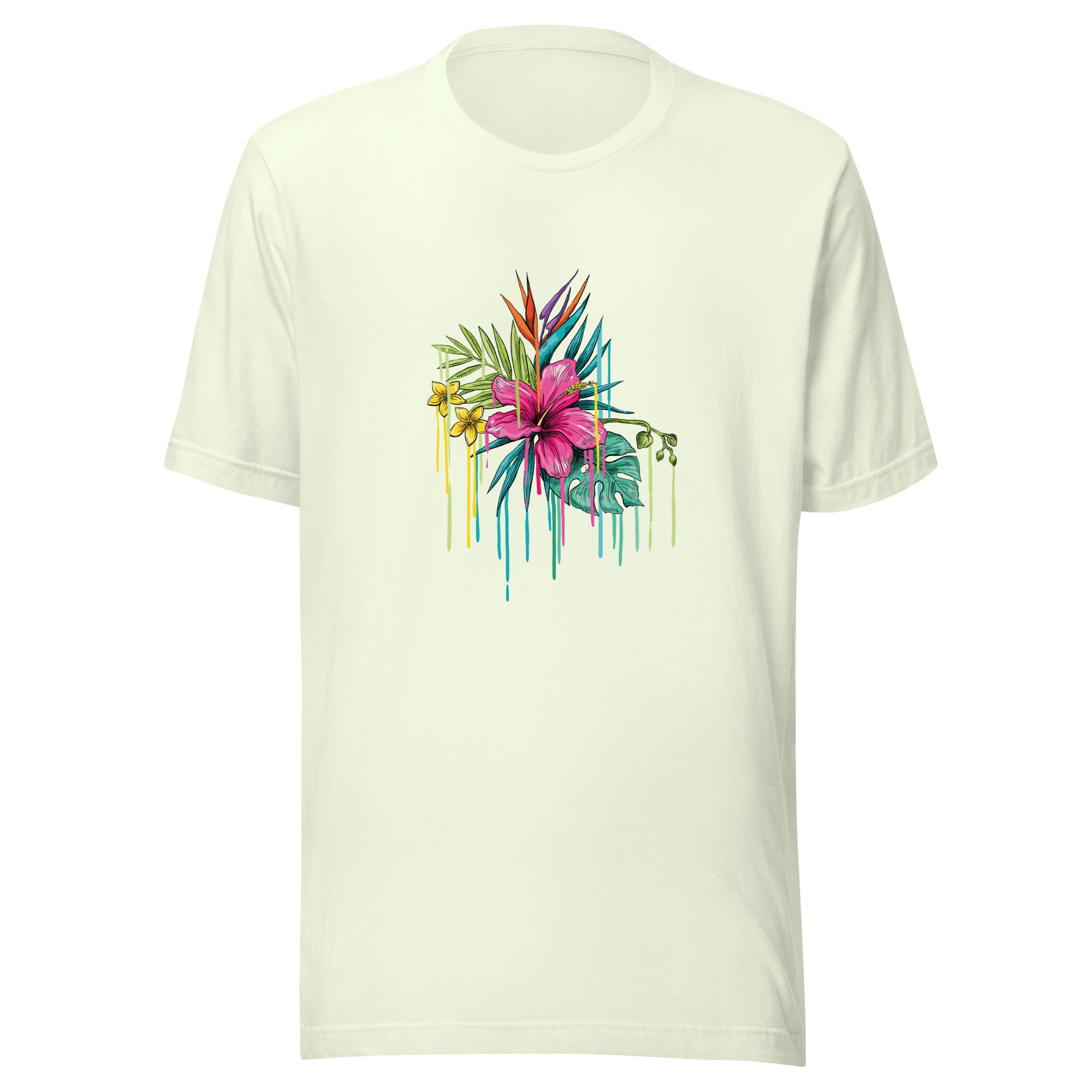 Melted Pink Flower Unisex t-shirt (13 Colors Available ) – Inner 