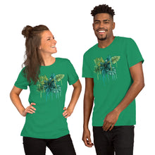 Load image into Gallery viewer, Melted Green Flower Unisex t-shirt (12 Colors Available)
