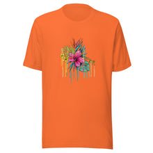 Load image into Gallery viewer, Melted Pink Flower Unisex t-shirt  (13 Colors Available )
