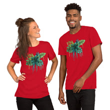 Load image into Gallery viewer, Melted Green Flower Unisex t-shirt (12 Colors Available)
