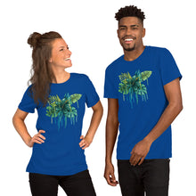 Load image into Gallery viewer, Melted Green Flower Unisex t-shirt (12 Colors Available)
