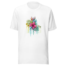 Load image into Gallery viewer, Melted Pink Flower Unisex t-shirt  (13 Colors Available )
