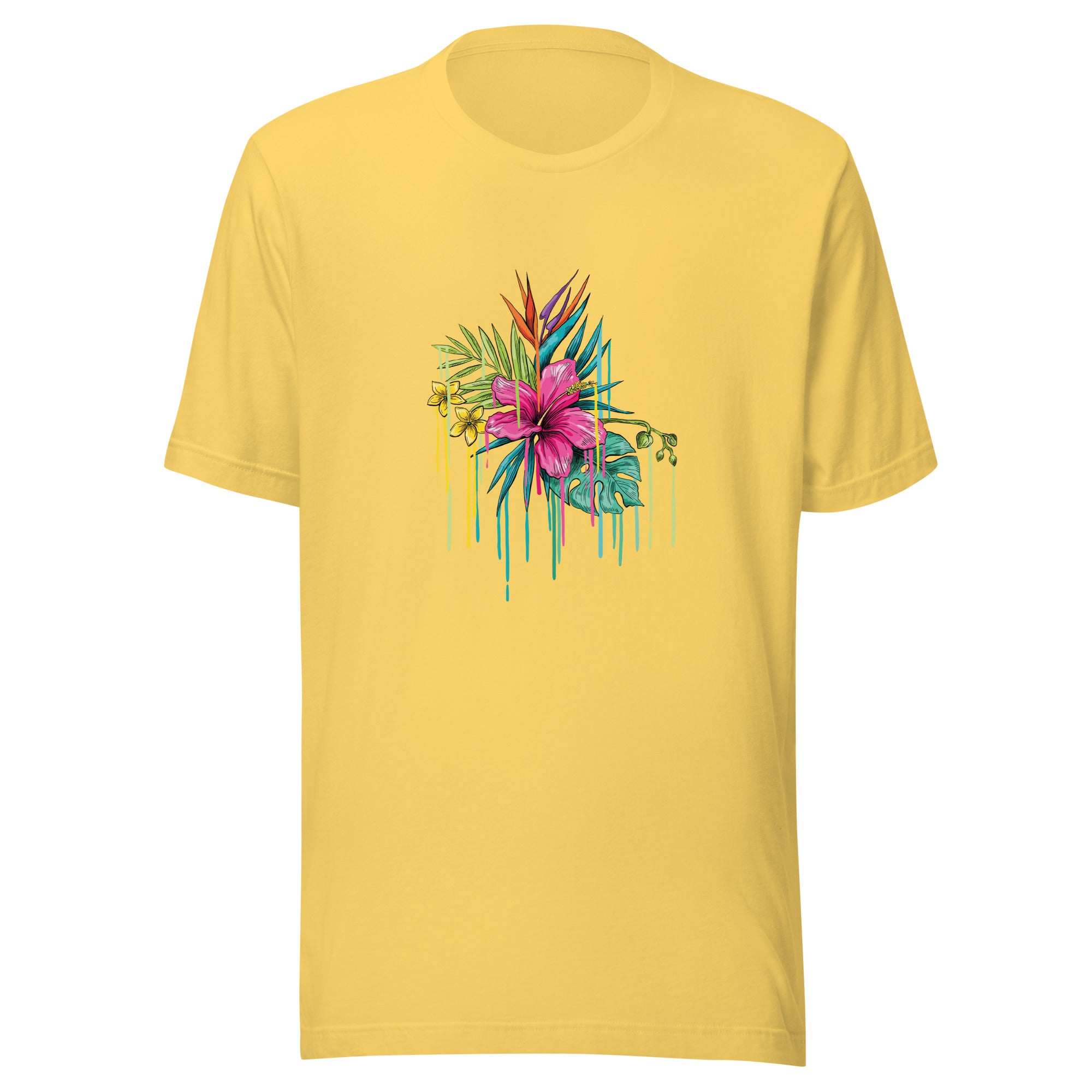 Melted Pink Flower Unisex t-shirt (13 Colors Available ) – Inner 
