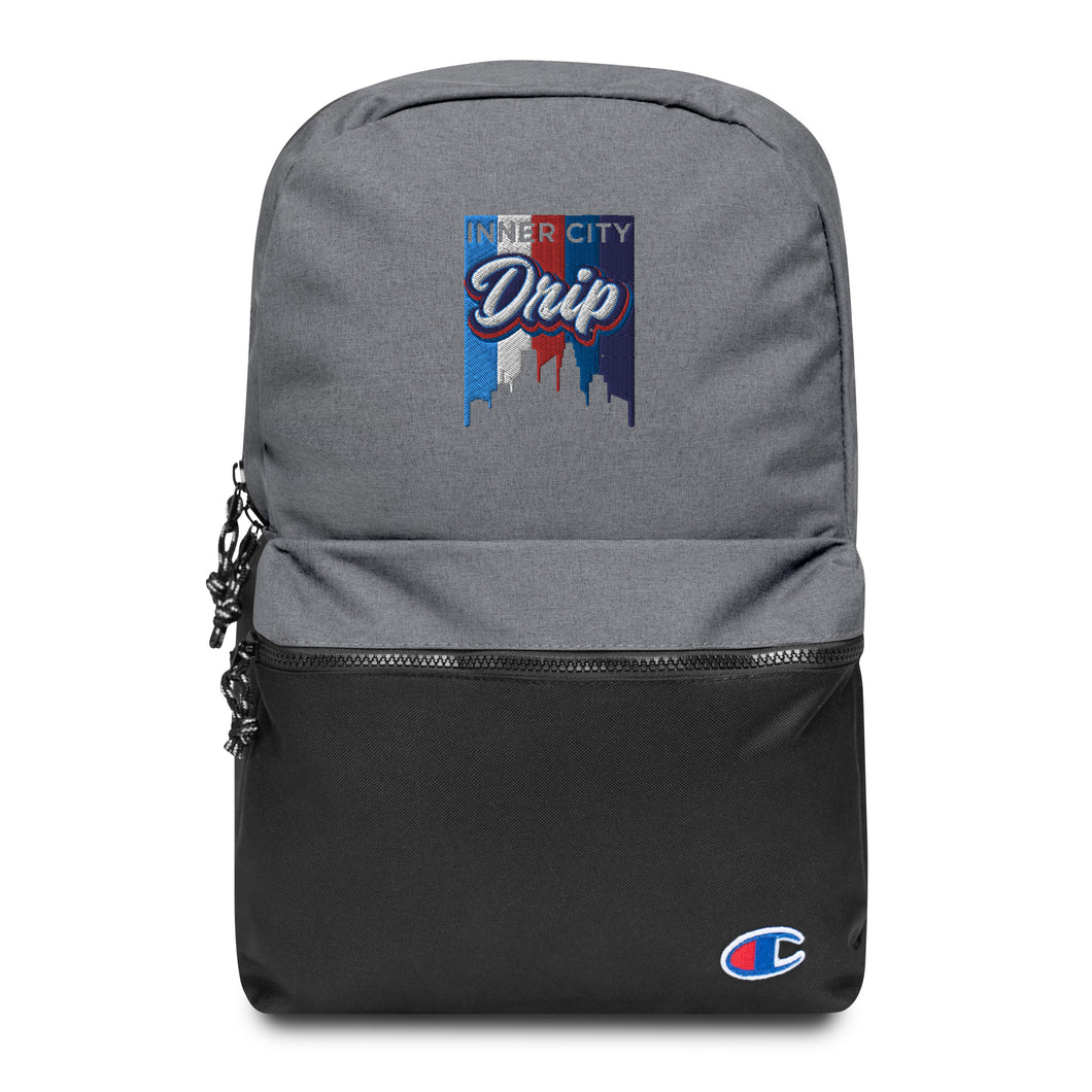 Inner City Drip Embroidered Champion Backpack