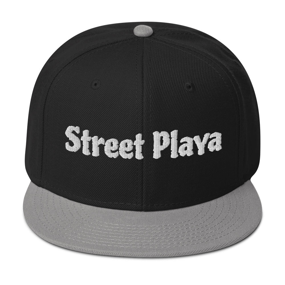 Street Playa white letters  Snapback Hat (6 Colors)