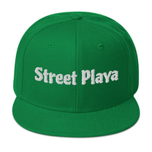 Load image into Gallery viewer, Street Playa white letters  Snapback Hat (6 Colors)
