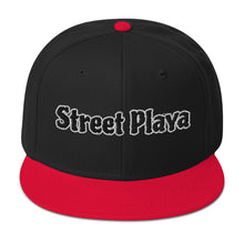 Load image into Gallery viewer, Street Playa black &amp; white letters Snapback Hat (8 Colors)
