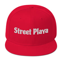 Load image into Gallery viewer, Street Playa white letters  Snapback Hat (6 Colors)
