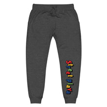 Load image into Gallery viewer, Street Playa Multicolor Unisex fleece sweatpants (4 Colors Available)
