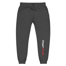 Load image into Gallery viewer, Street Playa Unisex fleece sweatpants 90 degree white &amp; red letters
