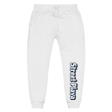 Load image into Gallery viewer, Street Playa Navy Blue Letters Unisex fleece sweatpants
