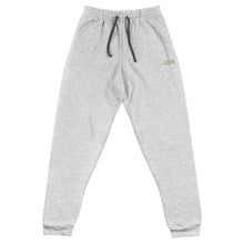 Load image into Gallery viewer, Street Code Embroidered Unisex Joggers Green &amp; White Letters (2 colors available)
