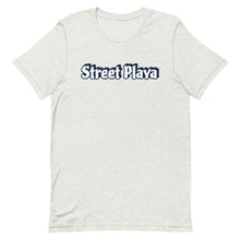 Load image into Gallery viewer, Street Playa navy blue &amp; white letters Short-Sleeve Unisex T-Shirt (4 colors)
