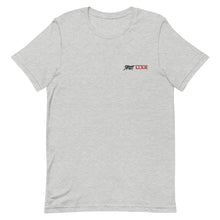 Load image into Gallery viewer, Street Code Embroidered Short-Sleeve Unisex T-Shirt black &amp; red letters (2 colors available)
